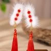 Red-Tassel-Hairclip-Children's-Festive-Plush-Ancient-Style-Hair-Accessories-New-Year-1 Red Tassel Hairclip Children's Festive Plush Ancient Style Hair Accessories New Year