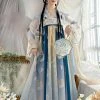 Tang-Dynasty-Qixiong-Hanfu-Spring-Fairy-Hanyuansu-Skirt-2 Tang Dynasty Qixiong Hanfu Spring Fairy Hanyuansu Skirt