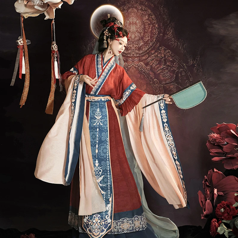 Wei-Jin-Hanfu-Traditional-Fairy-Clothing-Recovery-Style-3 Wei Jin Hanfu Traditional Fairy Clothing Recovery Style