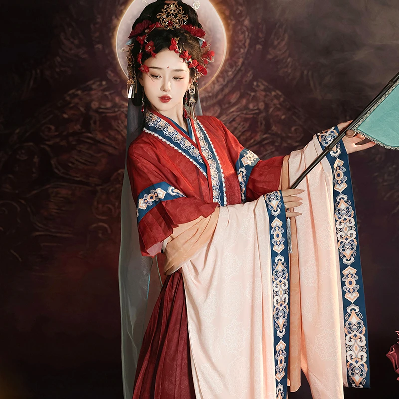 Wei-Jin-Hanfu-Traditional-Fairy-Clothing-Recovery-Style-4 Wei Jin Hanfu Traditional Fairy Clothing Recovery Style