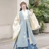 Winter-Ming-Hanfu-Long-Bijia-Blue-Daily-Ma-Mian-Skirt-4 Winter Ming Hanfu Long Bijia Blue Daily Ma Mian Skirt