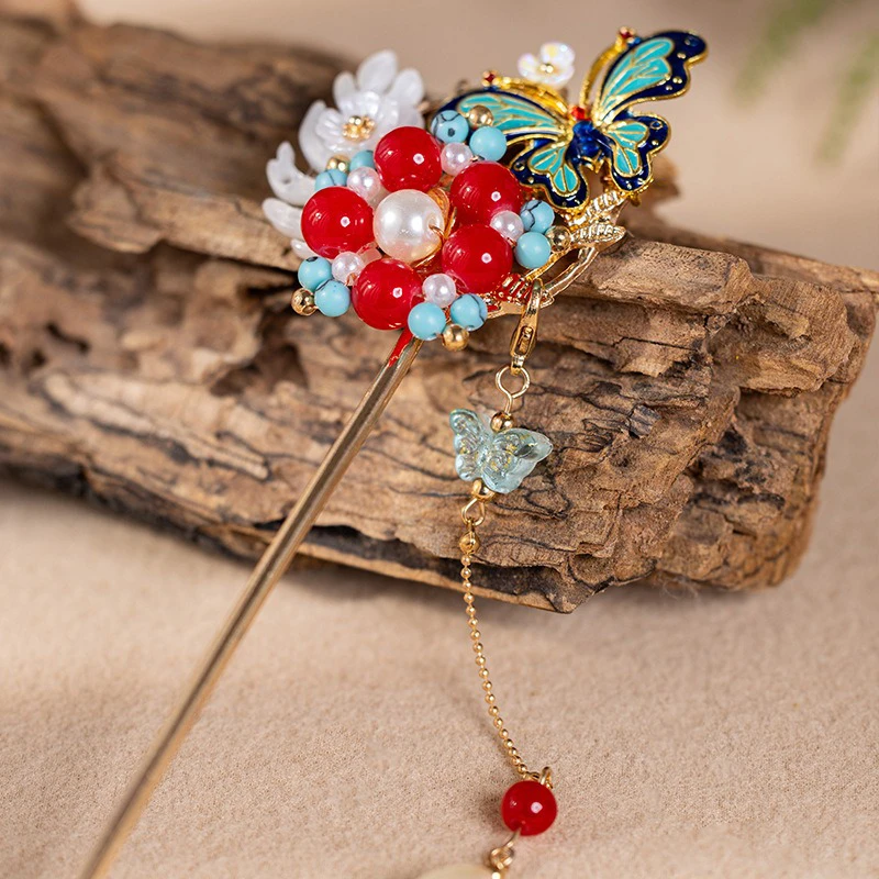 Classical-Hanfu-Hairpin-Butterfly-Delicate-Hair-Accessories-2 Classical Hanfu Hairpin Butterfly Delicate Hair Accessories