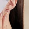 Lion-Earrings-Retro-Women's-New-Year-Personalized-Ear-Jewelry-4 Lion Earrings Retro Women's New Year Personalized Ear Jewelry