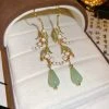 Women's-Earrings-Hooks-Bell-Orchid-Flower-Fresh-Fashion-Cheongsam-Ear-Accessories-1 Lily Drops