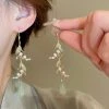 Women's-Earrings-Hooks-Bell-Orchid-Flower-Fresh-Fashion-Cheongsam-Ear-Accessories-2 Women's Earrings Hooks Bell Orchid Flower Fresh Fashion Cheongsam Ear Accessories