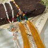 Hanfu-Ma-Mian-Dress-Accessories-Yingluo-Long-Tassel-Necklace-2 Hanfu Ma Mian Dress Accessories Yingluo Long Tassel Necklace