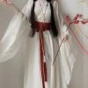 Wuxia-Hanfu-Wei-Jin-Style-Red-Dance-Skirt-3 Wuxia Hanfu Wei Jin Style Red Dance Skirt