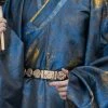 Men-Ming-Daopao-Long-Sleeve-Blue-Robe-Martial-Arts-Style-3 Men Ming Daopao Long Sleeve Blue Robe Martial Arts Style