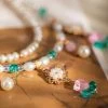 Ming-Dynasty-Hanfu-Necklace-Accessories-Yingluo-Tulip-Double-Layers-4 Ming Dynasty Hanfu Necklace Accessories Yingluo Tulip Double Layers