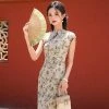Printed-Cheongsam-New-Girls-Daily-Chinese-Dress-Long-Qipao-3 Printed Cheongsam New Girls Daily Chinese Dress Long Qipao