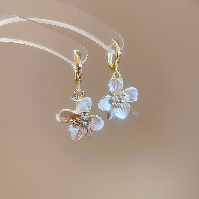 Flower-Drop-Earrings-Fairy-Women's-Vacation-Ear-Jewelry-2 Flower Drop Earrings Fairy Women's Vacation Ear Jewelry