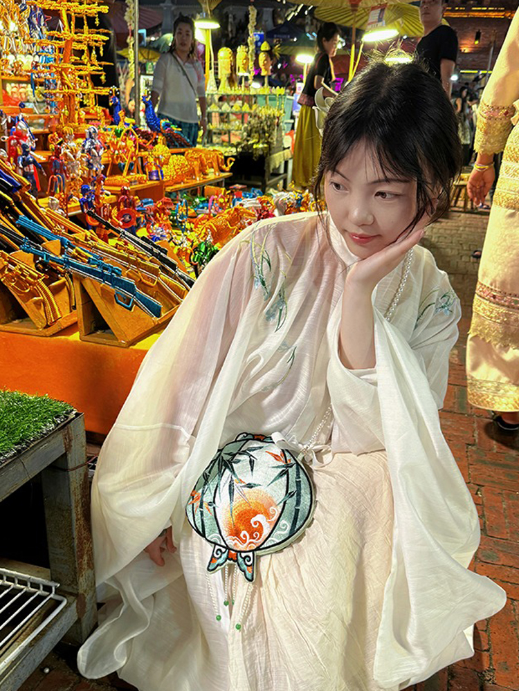 Hanfu Bags New Style Embroidery Bags Women Crossbody Ancient Style Accessories