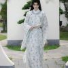 Men-Spring-Hanfu-Round-Collar-Robe-Song-Style-Halo-Printed-Blue-Robe-2 Men Spring Hanfu Round Collar Robe Song Style Halo Printed Blue Robe