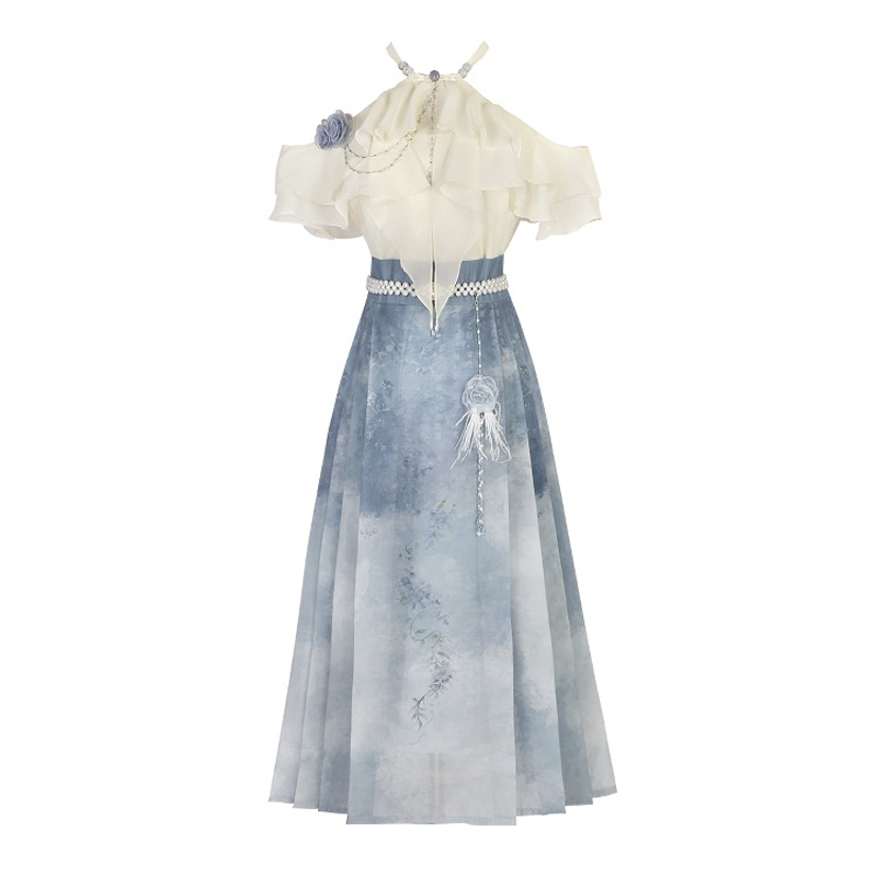 New-Fashion-Ladies-Hanfu-Summer-Ming-Dynasty-Han-Element-Set-4 New Fashion Ladies Hanfu Summer Ming Dynasty Han Element Set