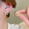 Pearl-Butterfly-Earrings-Delicate-Versatile-Compact-Fashion-Ear-Jewelry-4 Pearl Butterfly Earrings Delicate Versatile Compact Fashion Ear Jewelry