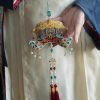 Traditional-Chinese-Purse-Long-Tassel-Women-Hanfu-Accessory-Phoenix-Crown-1 Traditional Chinese Pendant Long Tassel Women Hanfu Accessory Phoenix Crown