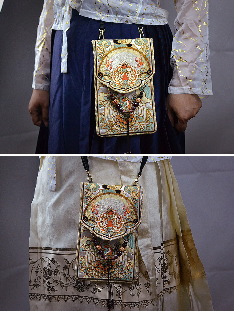 Women Hanfu Accessories Crossbody Bag Classical Purse