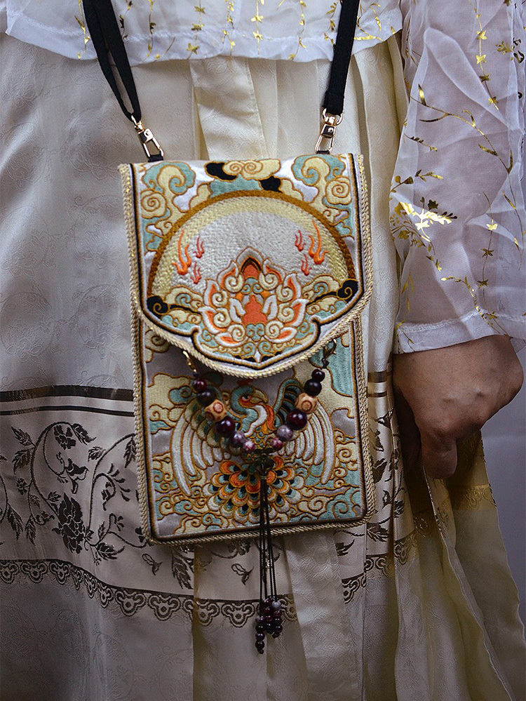 Women Hanfu Accessories Crossbody Bag Classical Purse