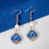 Classical-Earrings-Women-Blue-Smart-Pearl-Earrings-2 Classical Earrings Women Blue Smart Pearl Earrings
