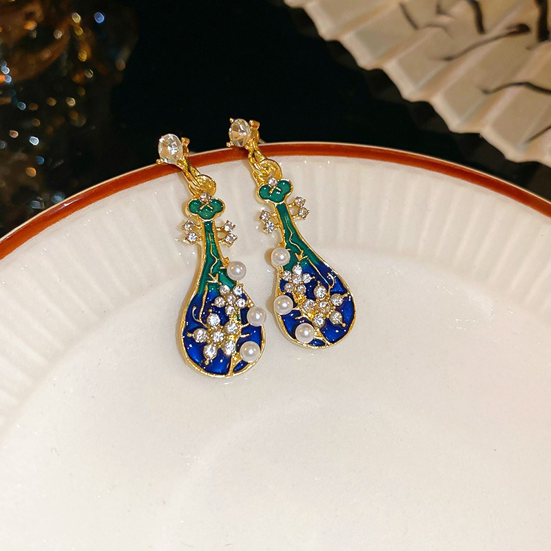 Vintage-Women-Earrings-Niche-Pipa-Pearl-Earrings-3 Vintage Women Earrings Niche Pipa Pearl Earrings