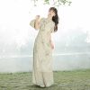 Women-Cheongsam-Suit-Summer-Daily-Song-Pants-Chinese-Style-Clothing-2 Camellia Grace