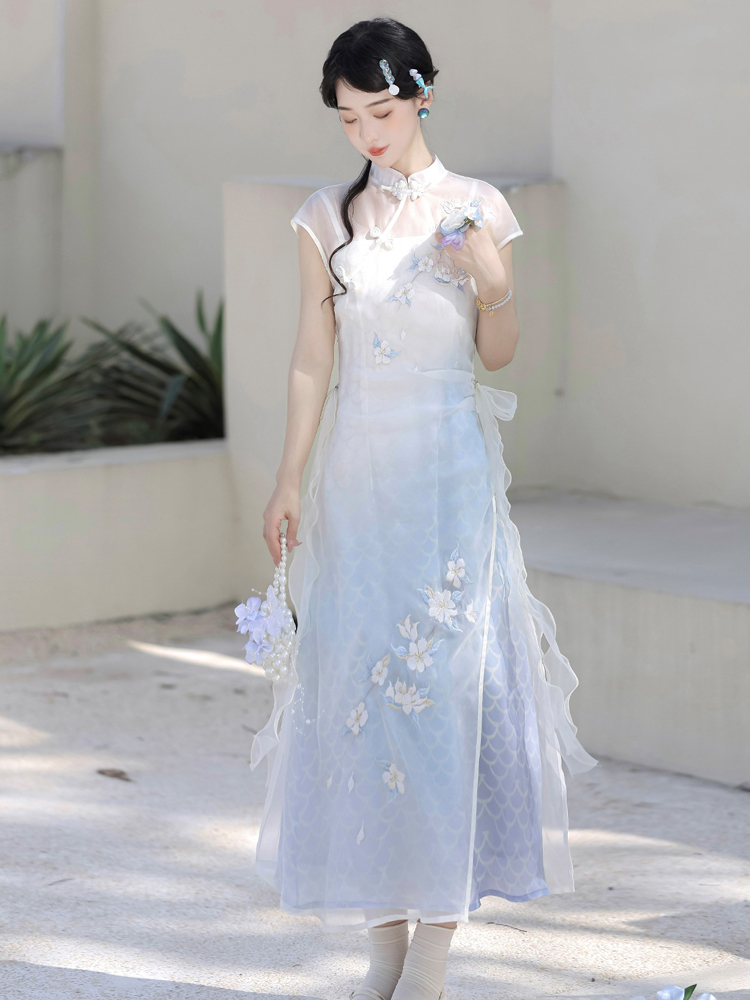 Women Classical Dress Han Element Daily Commuter Set