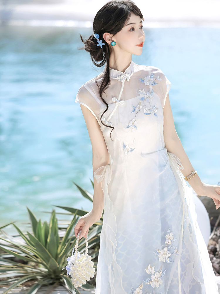 Women Classical Dress Han Element Daily Commuter Set
