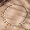 Women-Lotus-Necklace-Simple-Summer-Vintage-Accessories-3 Women Lotus Necklace Simple Summer Vintage Accessories
