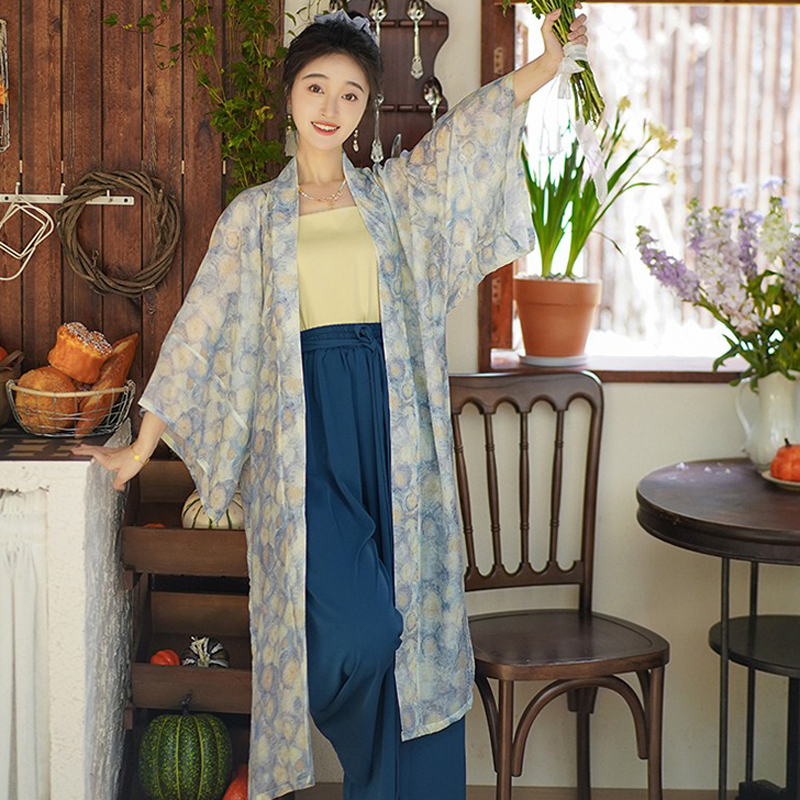 Women-Summer-Hanfu-Song-Style-Daily-Casual-Wear-4 Floral Drift