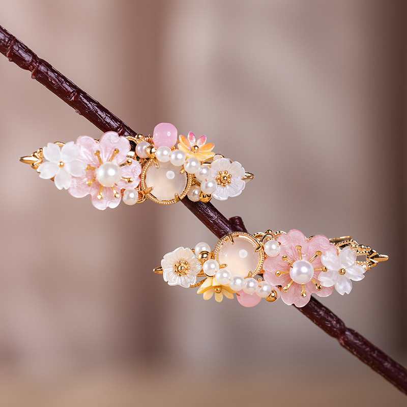 Cherry-Blossom-Hanfu-Hair-Clip-Vintage-Simple-Headdress-Hairpin-2 Fairy Cherry