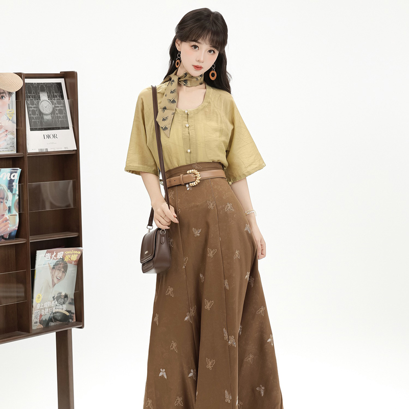 Fashion-Hanfu-Women-Daily-Commuter-Dress-Tang-Dynasty-Style-4 Fashion Hanfu Women Daily Commuter Dress Tang Dynasty Style