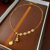 Fortune-Character-Gourd-Necklace-Vintage-Collarbone-Chain-1 Fortune Character Gourd Necklace Vintage Collarbone Chain