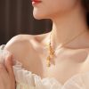 Fortune-Character-Gourd-Necklace-Vintage-Collarbone-Chain-2 Fortune Character Gourd Necklace Vintage Collarbone Chain