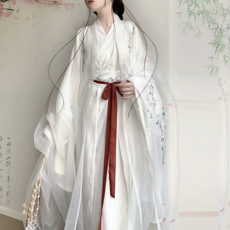 New-Style-Wide-Sleeve-Zhiju-Embroidered-Everyday-Martial-Arts-Fairy-Set-2 New Style Wide Sleeve Zhiju Embroidered Everyday Martial Arts Fairy Set