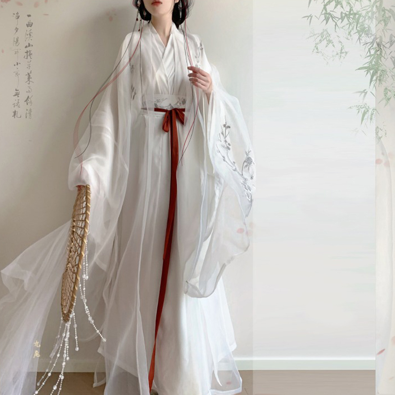 New-Style-Wide-Sleeve-Zhiju-Embroidered-Everyday-Martial-Arts-Fairy-Set-3 New Style Wide Sleeve Zhiju Embroidered Everyday Martial Arts Fairy Set