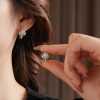 Women-Hanfu-Peace-Lock-Earrings-Cloud-Vintage-Jewelry-Cheongsam-Accessories-4 Women Hanfu Peace Lock Earrings Cloud Vintage Jewelry Cheongsam Accessories