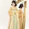Women-Qixiong-Shanqun-Yellow-Vintage-Elegant-Skirt-1 Women Qixiong Shanqun Yellow Vintage Elegant Skirt