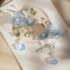 Blue-Peony-Woman-Butterfly-Tassel-Vintage-Hanfu-Hair-Clips-2 Blue Peony Woman Butterfly Tassel Vintage Hanfu Hair Clips