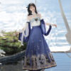 Fashionable-Hanfu-Ming-Dynasty-Mamian-Skirt-Unique-Niche-Clothing-for-Summer-3 Fashionable Hanfu Ming Dynasty Mamian Skirt Unique Niche Clothing for Summer