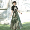Fashionable-Women-Hanfu-Black-Style-Mamian-Skirt-Summer-Fashion-1 Fashionable Women Hanfu Black Style Mamian Skirt Summer Fashion
