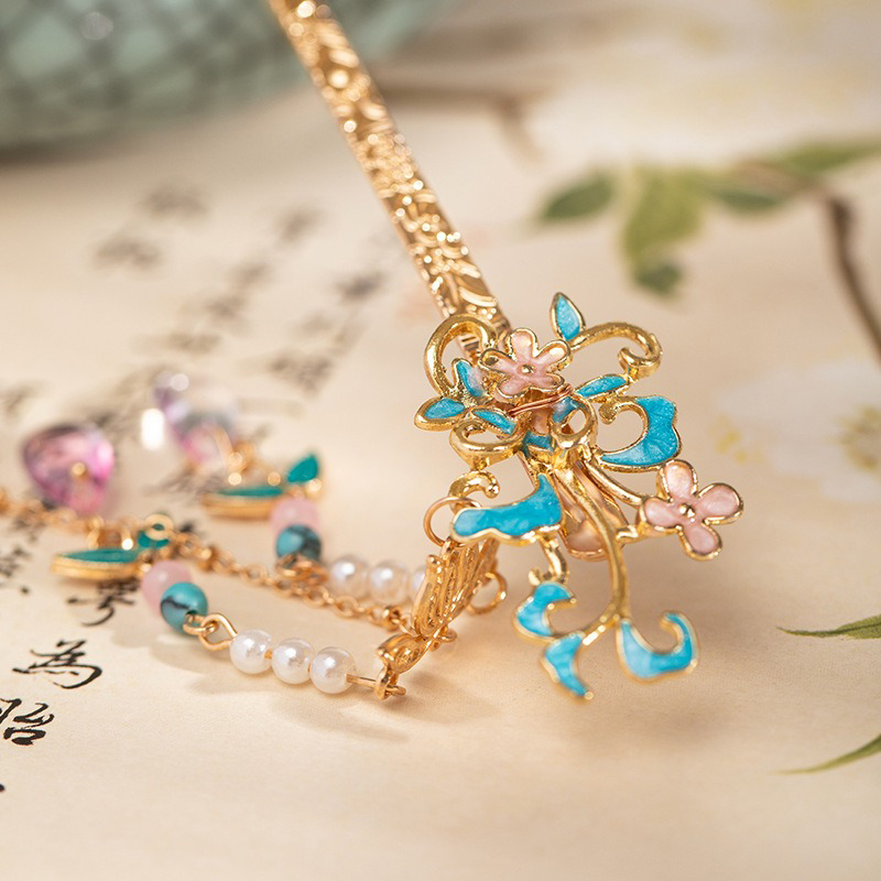 Hanfu-Long-Hairpin-Ladies-Elegant-Hair-Accessories-4 Hanfu Long Hairpin Ladies Elegant Hair Accessories