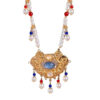 Hanfu-Necklace-Blue-Vintage-Yingluo-Pearl-Accessories-4 Hanfu Necklace Blue Vintage Yingluo Pearl Accessories