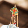 Long-Tassel-Hanfu-Hairpin-Women-Vintage-Lotus-Hair-Accessories-4 Long Tassel Hanfu Hairpin Women Vintage Lotus Hair Accessories