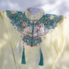 Ming-Dynasty-Hanfu-Yun-Jian-Accessories-Embroidered-Flower-Cloud-Shoulder-1 Ming Dynasty Hanfu Yun Jian Accessories Embroidered Flower Cloud Shoulder