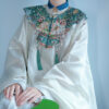 Ming-Dynasty-Hanfu-Yun-Jian-Accessories-Embroidered-Flower-Cloud-Shoulder-2 Ming Dynasty Hanfu Yun Jian Accessories Embroidered Flower Cloud Shoulder