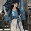 New-Ladies-Fashion-Hanfu-Song-Pants-Han-Element-Set-3 New Ladies Fashion Hanfu Song Pants Han Element Set