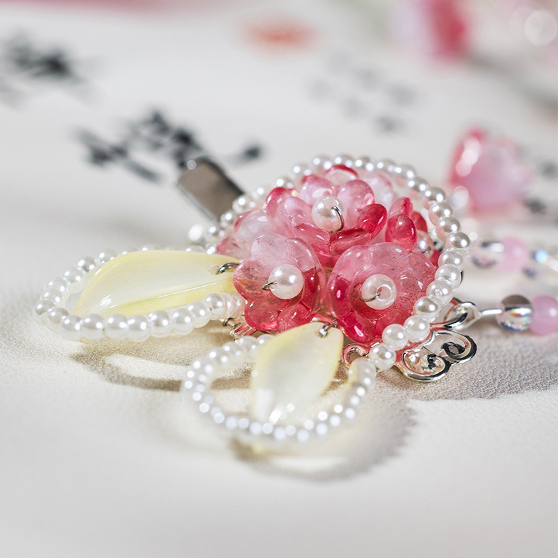 Summer-Children-Pink-Rabbit-Pearl-Cute-Hairpin-4 Summer Children Pink Rabbit Pearl Cute Hairpin