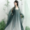Summer-Ladies-Hanfu-Qi-Xiong-Hezi-Qun-Fresh-Daily-Big-Sleeve-Shirt-2 Summer Ladies Hanfu Qi Xiong Hezi Qun Fresh Daily Big Sleeve Shirt