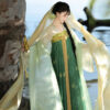 Women-Tang-Dynasty-Hanfu-Set-Qixiong-Shanqun-New-Summer-Green-Style-2 Women Tang Dynasty Hanfu Set Qixiong Shanqun New Summer Green Style