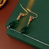 Chinese-Vintage-Court-Style-Earrings-Glass-Water-Drops-Niche-Earrings-For-Girl-2 Chinese Vintage Court Style Earrings Glass Water Drops Niche Earrings For Girl